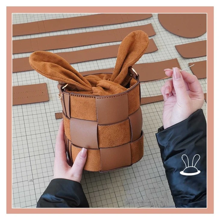 DIY Creative Rabbit Bucket Bag